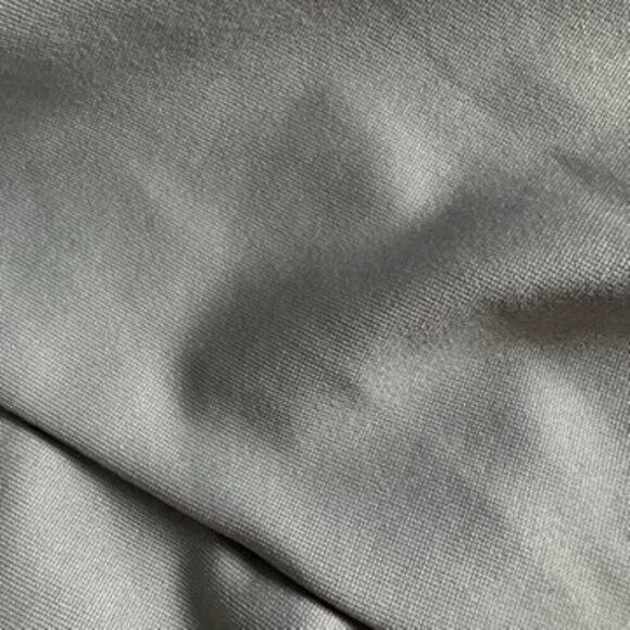 LIVE IN THE MOMENT Silver Gray Long Sleeve Deep V Plunge Bodysuit, Large - Picture 8 of 8